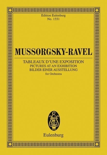 Mussorgsky: Pictures at an Exhibition (Study Score) published by Eulenburg